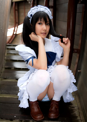 Japanese Cosplay Maid Firsttimevidieos Haired Teen jpg 9